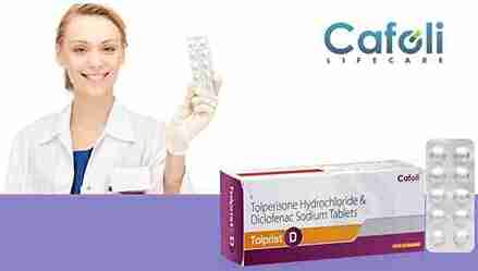 Tolprist D Tablet at best price in Analgesic Care Franchise for Pain and Inflammation Relief.